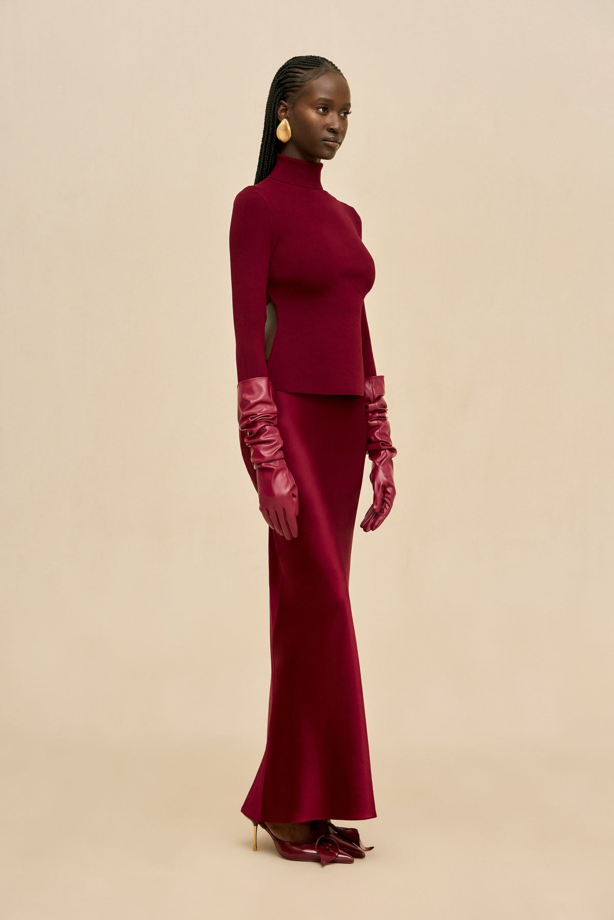 DENIZ KNIT TOP - WINTER PLUM