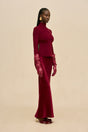 DENIZ KNIT TOP - WINTER PLUM