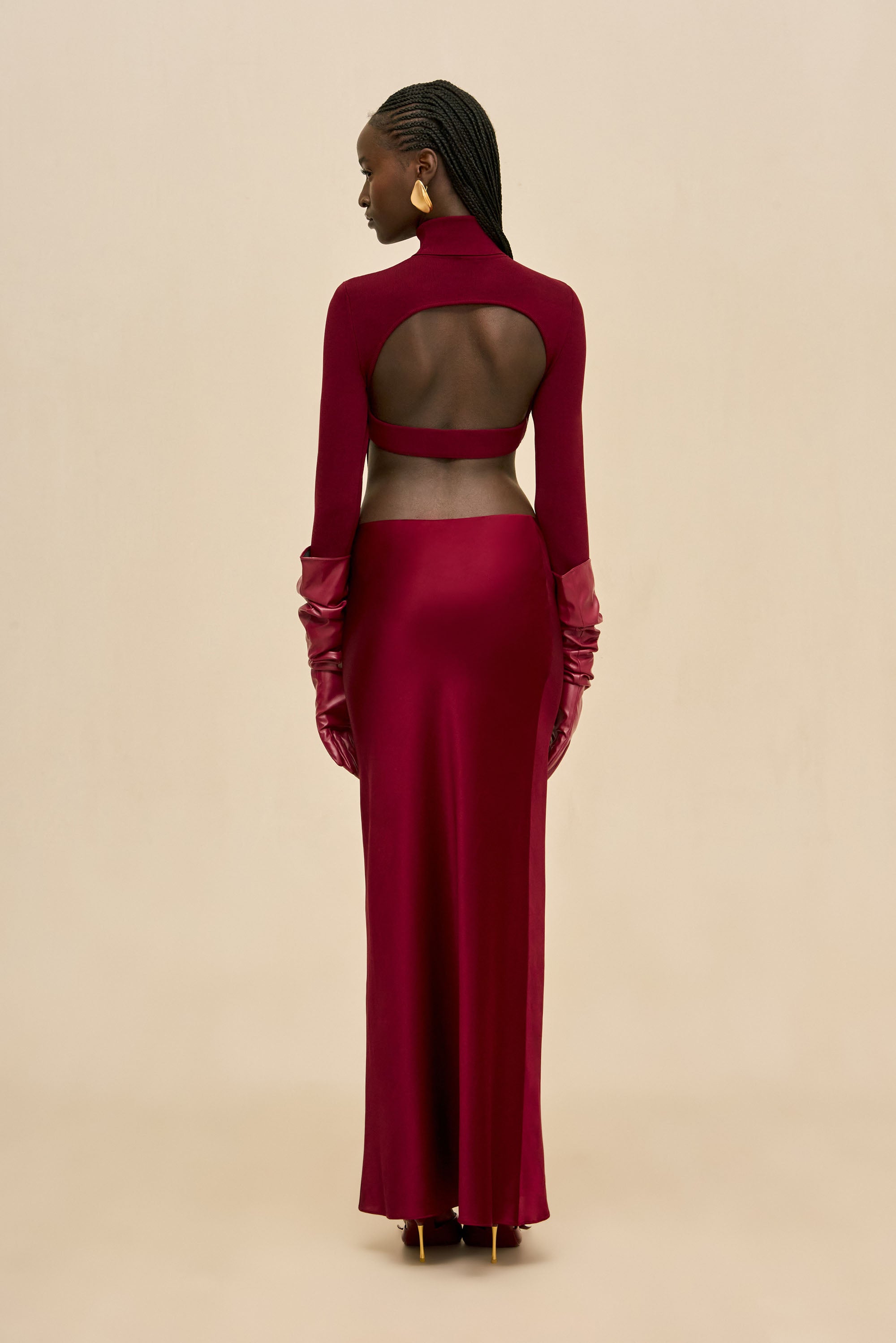 DENIZ KNIT TOP - WINTER PLUM