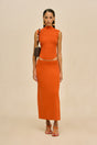 INFINITY KNIT SKIRT - PEPPER