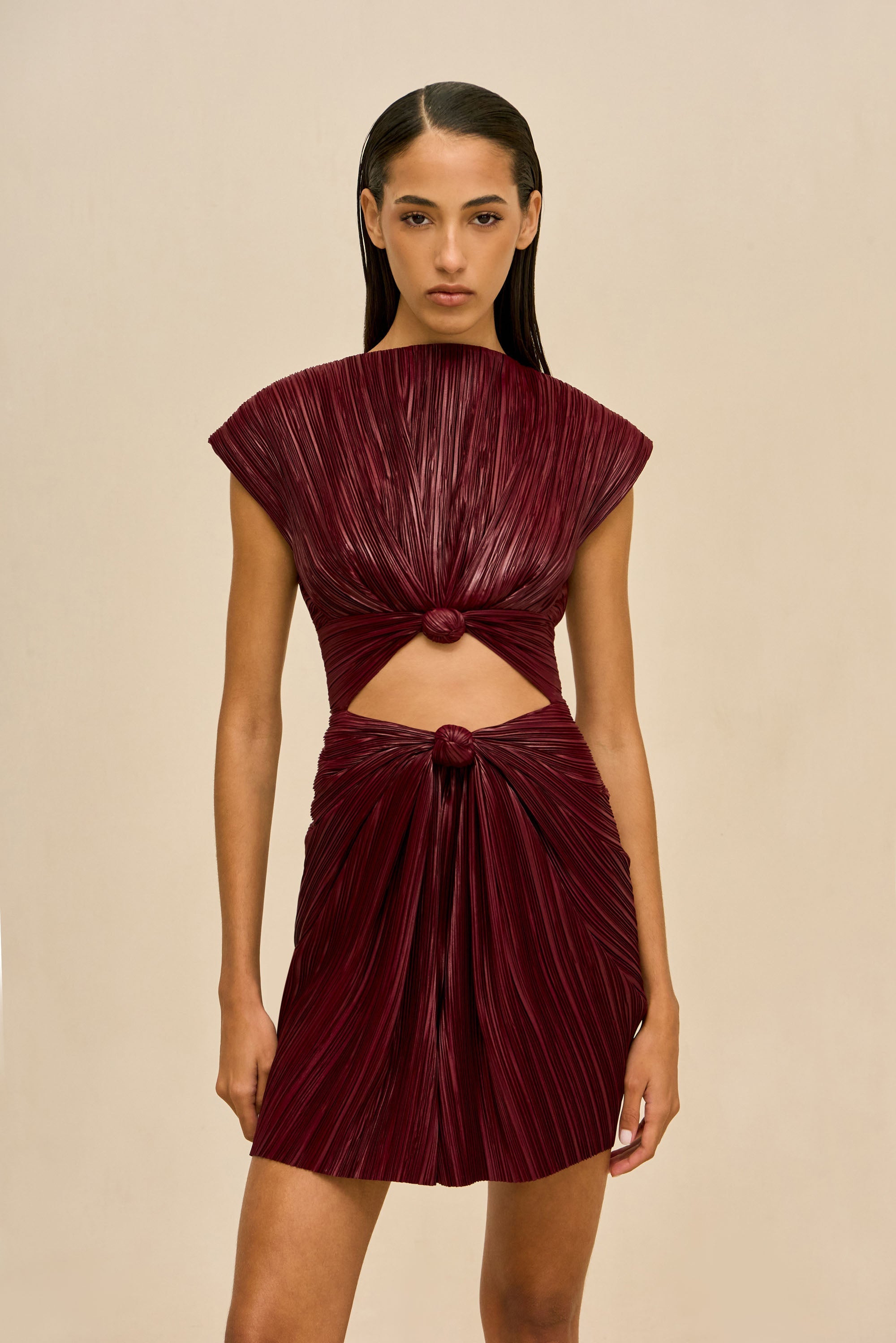 MARILOU DRESS - WINTER PLUM