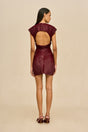MARILOU DRESS - WINTER PLUM