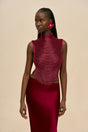 TARAJI TOP - WINTER PLUM