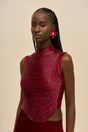 TARAJI TOP - WINTER PLUM