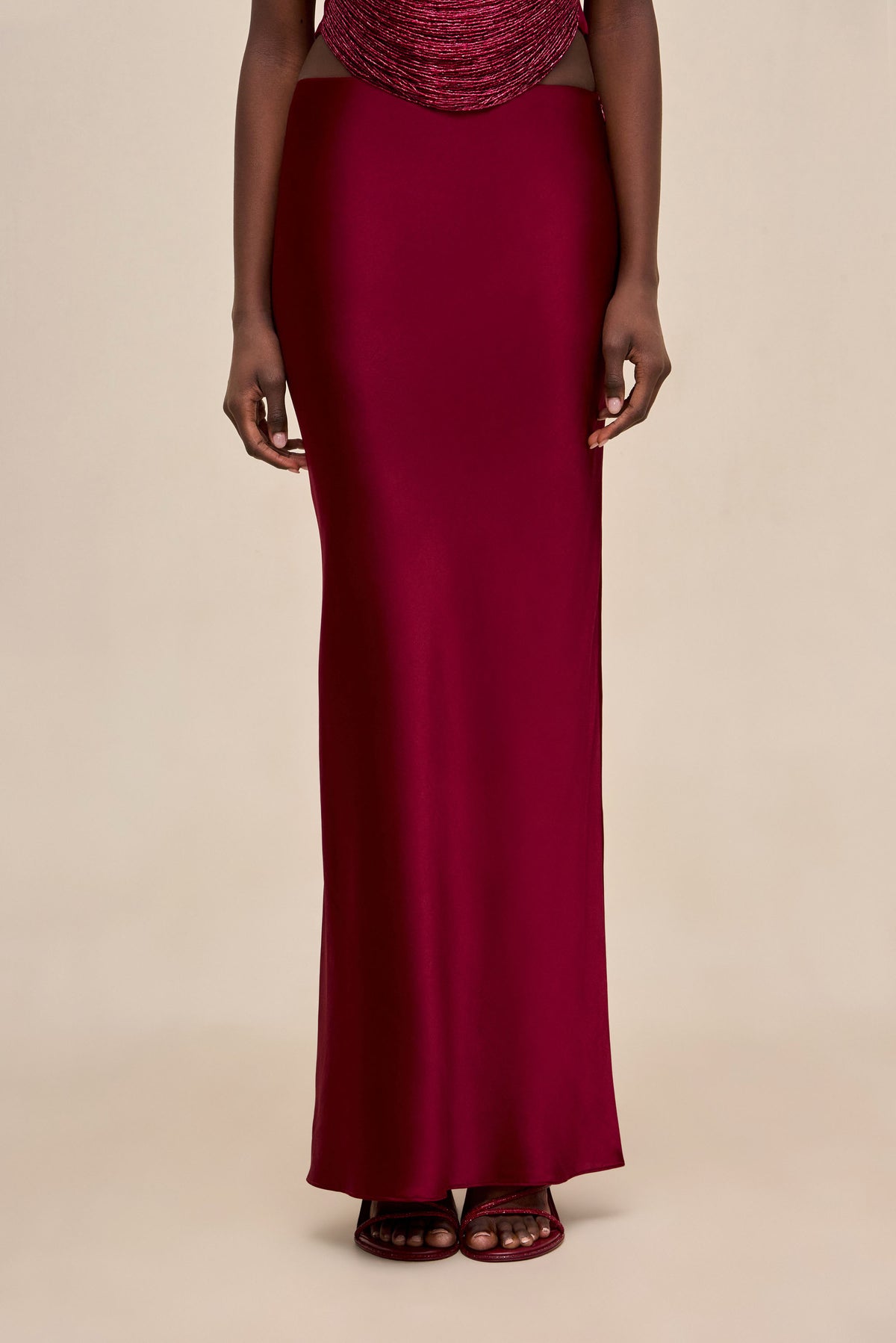 CHANTEL SKIRT - WINTER PLUM