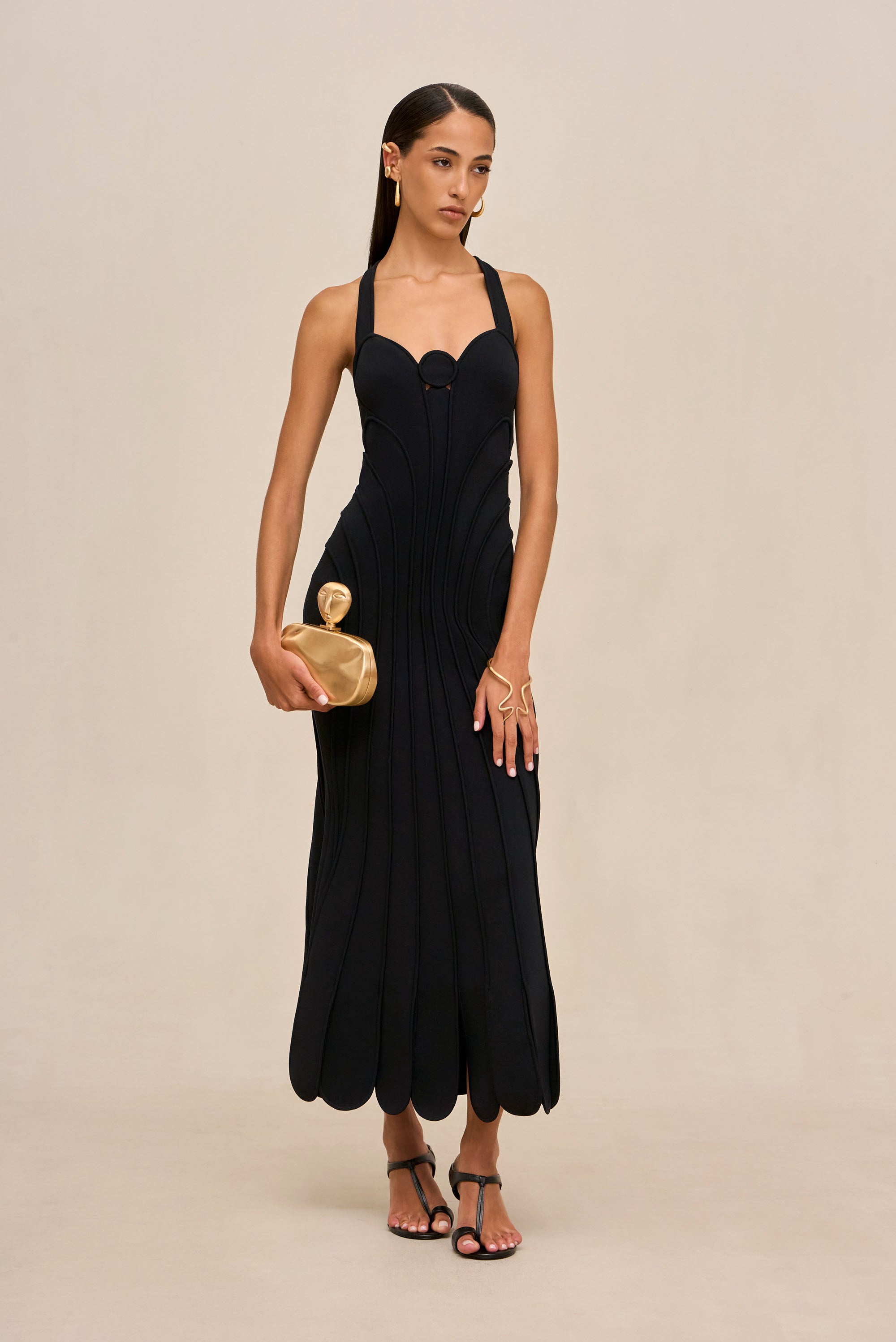 BATISTA KNIT DRESS - BLACK