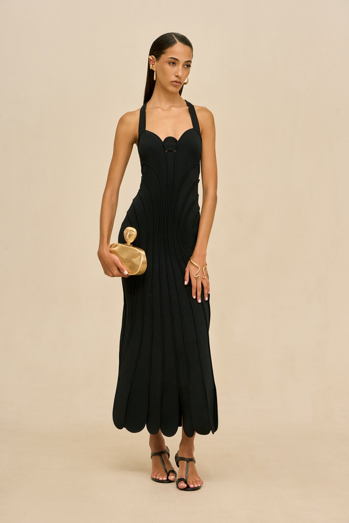 BATISTA KNIT DRESS - BLACK