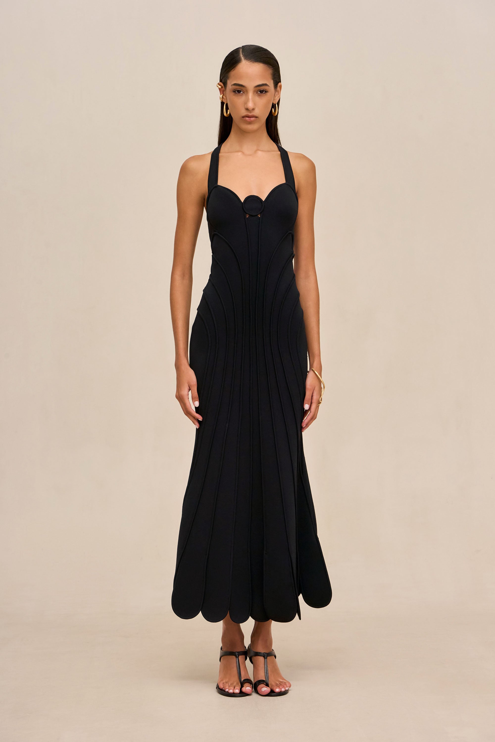 BATISTA KNIT DRESS - BLACK