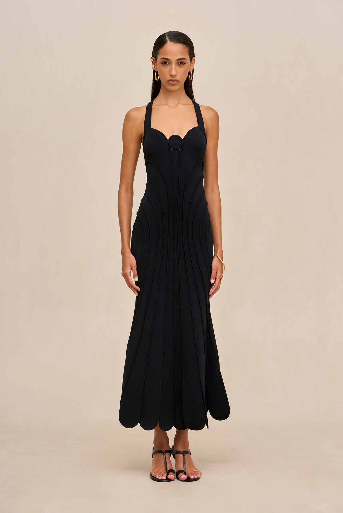 BATISTA KNIT DRESS - BLACK