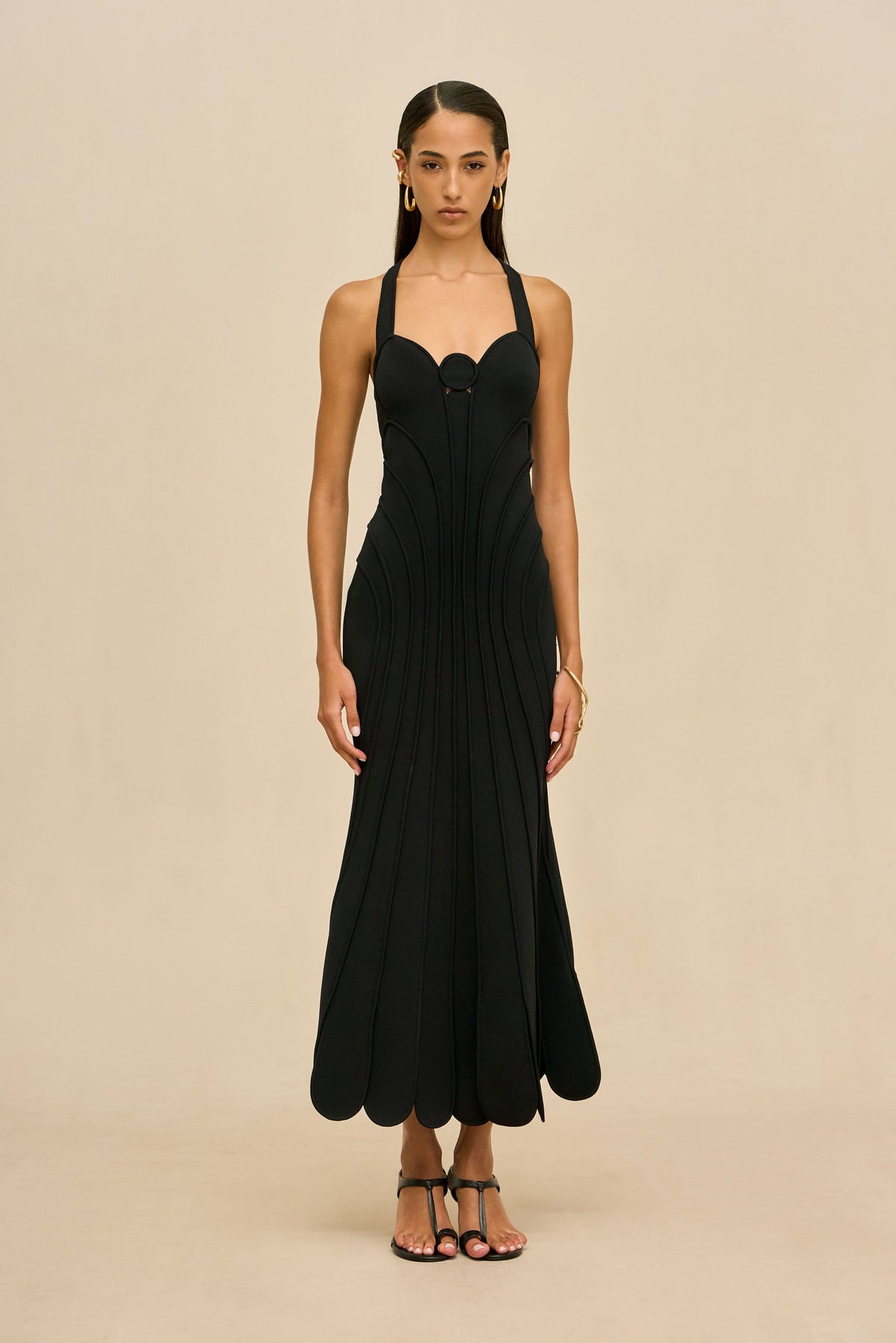 BATISTA KNIT DRESS - BLACK