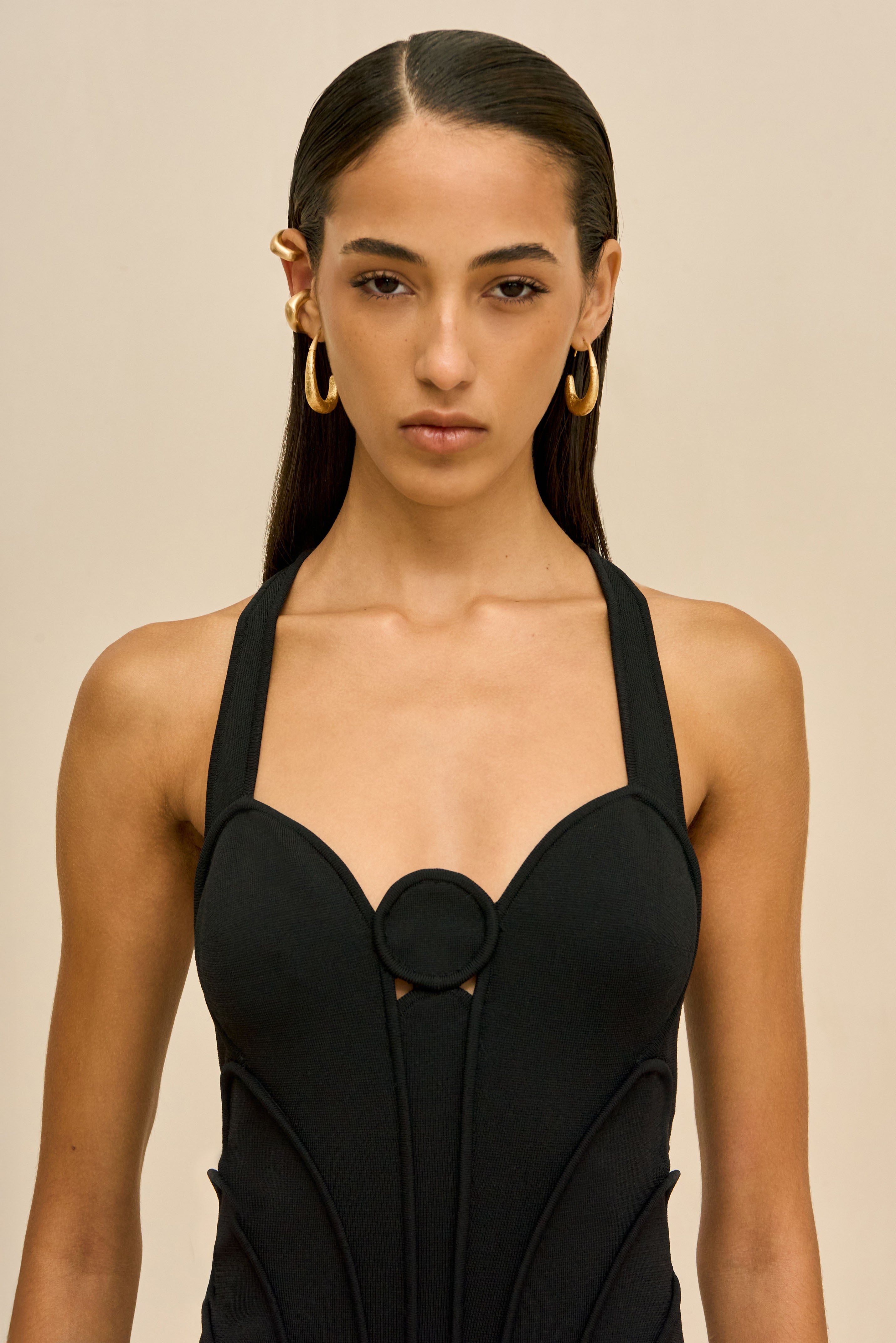 BATISTA KNIT DRESS - BLACK