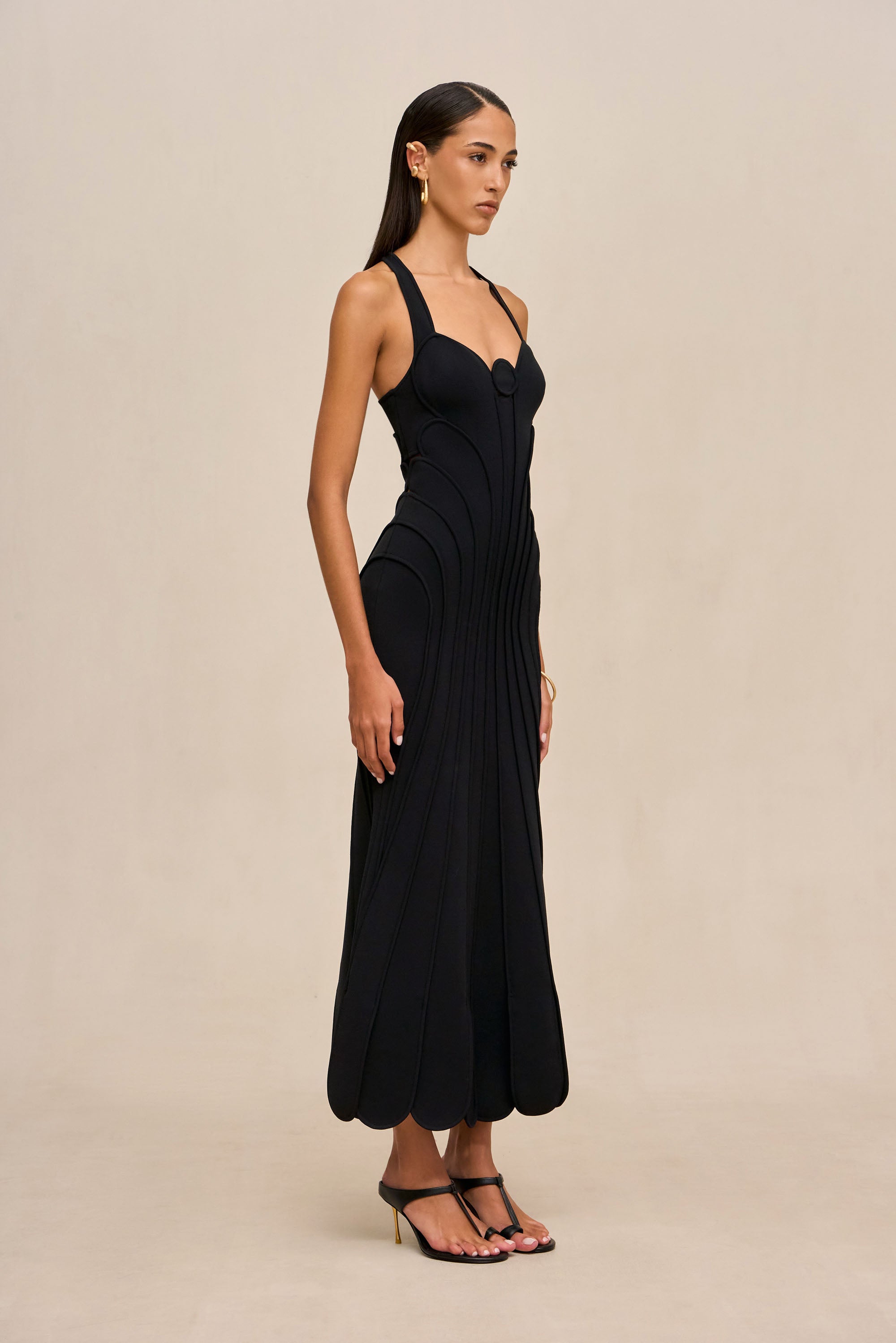 BATISTA KNIT DRESS - BLACK