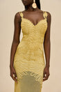 ANETTA GOWN - HONEY GOLD