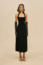 MIRIAN KNIT DRESS - BLACK
