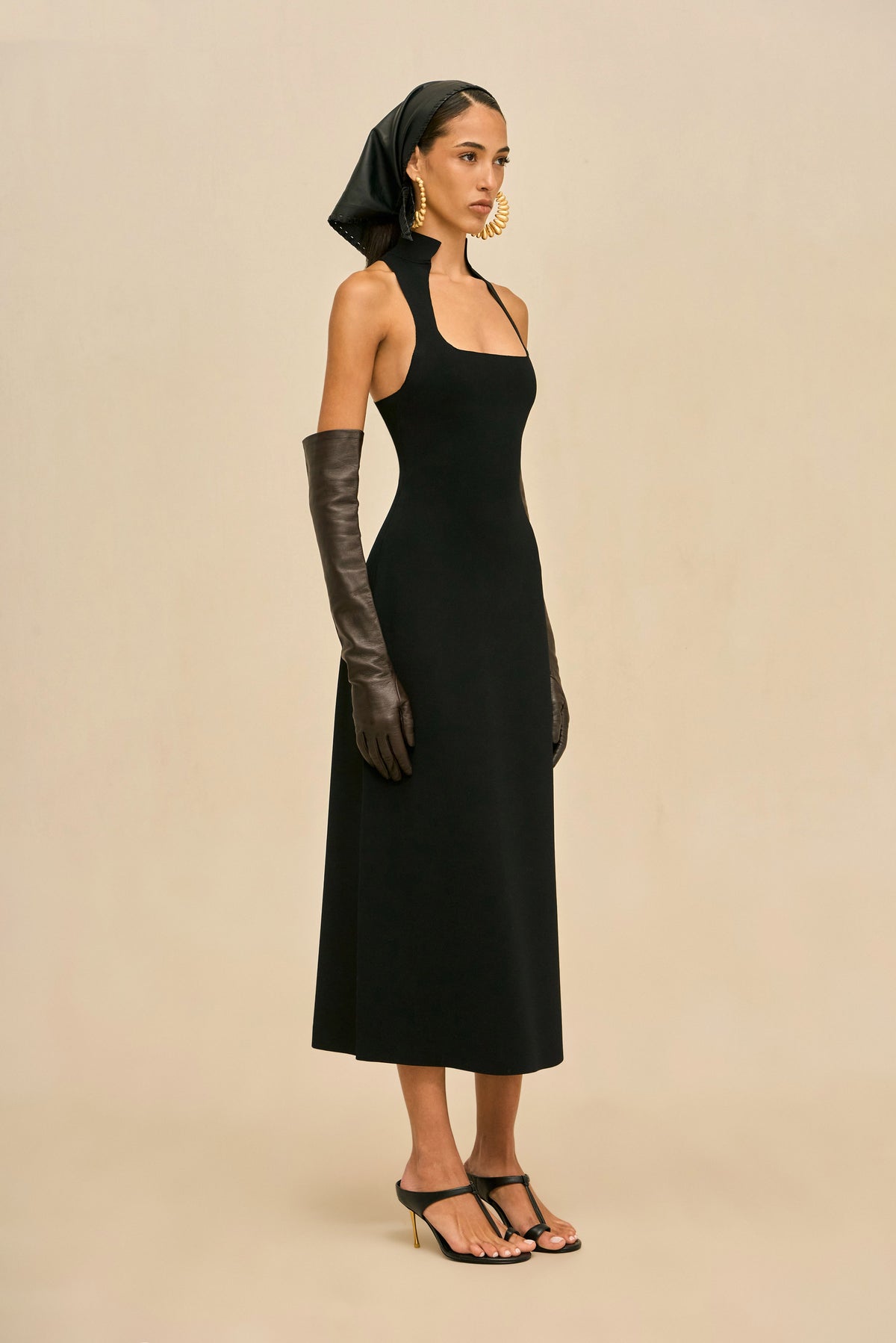 MIRIAN KNIT DRESS - BLACK
