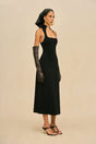 MIRIAN KNIT DRESS - BLACK