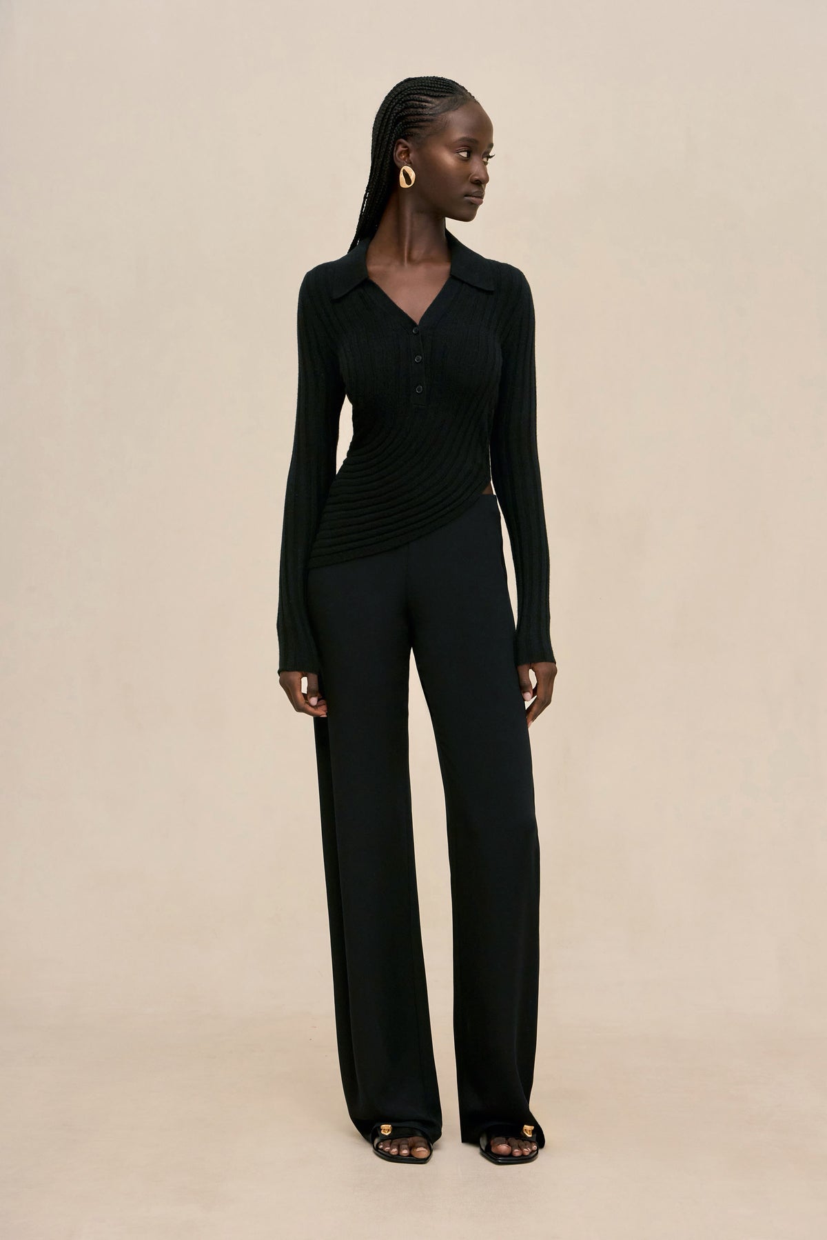 SARA PANT - BLACK