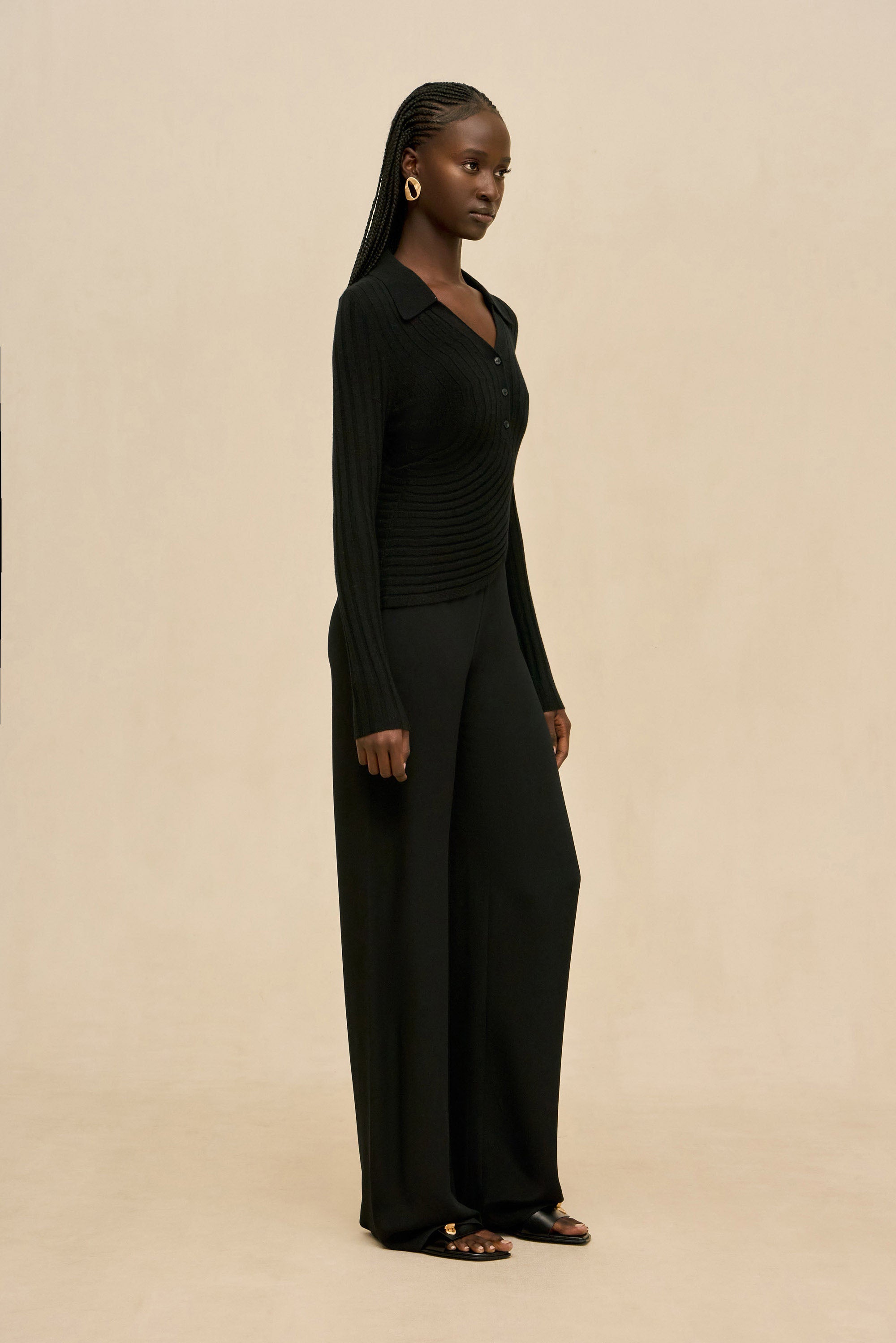 SARA PANT - BLACK