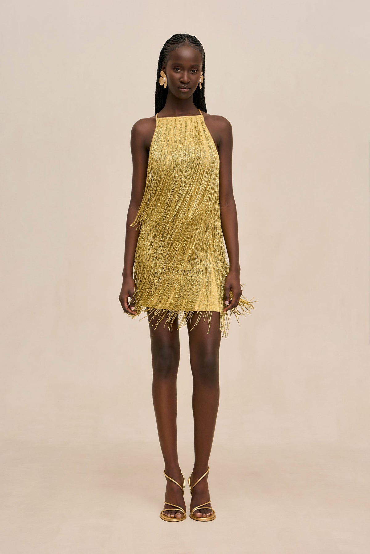 JESSAMINE DRESS - HONEY GOLD