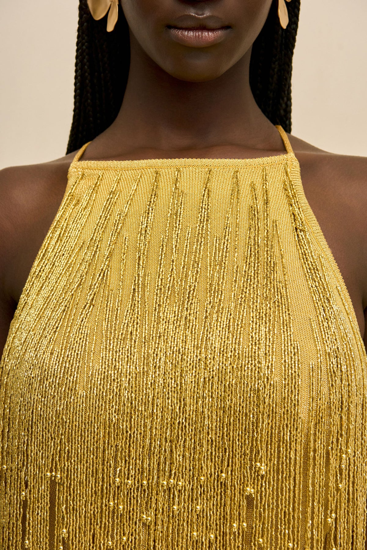 JESSAMINE DRESS - HONEY GOLD