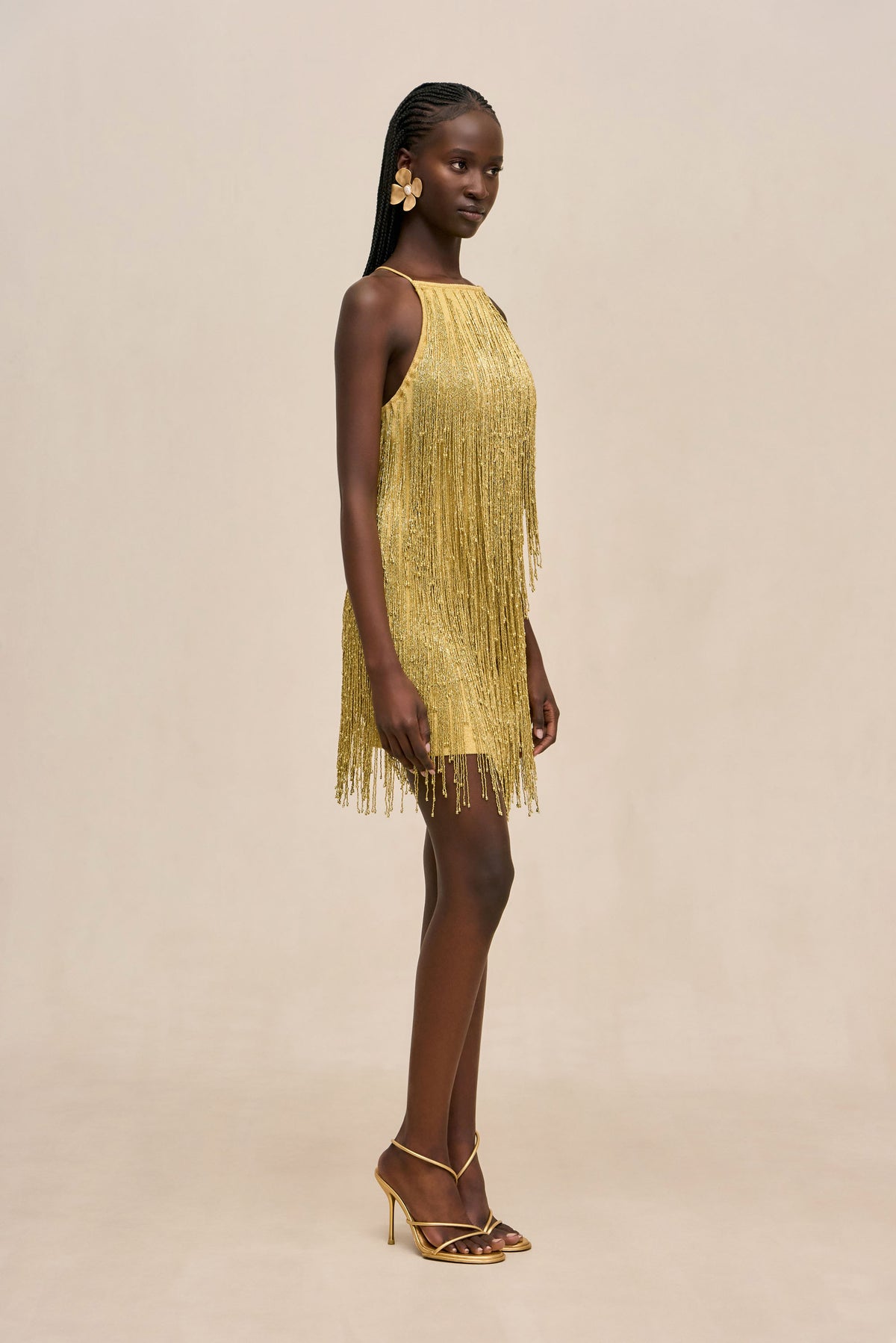 JESSAMINE DRESS - HONEY GOLD