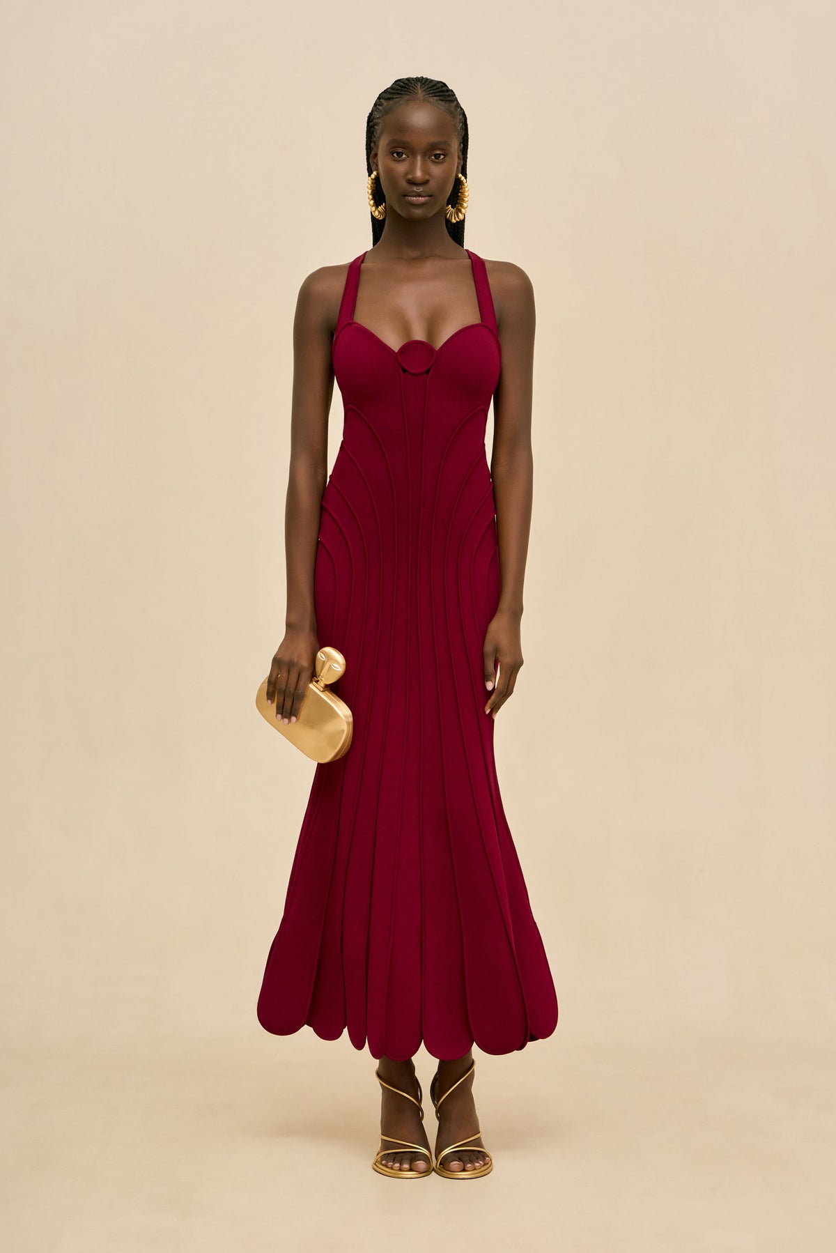 BATISTA KNIT DRESS - WINTER PLUM