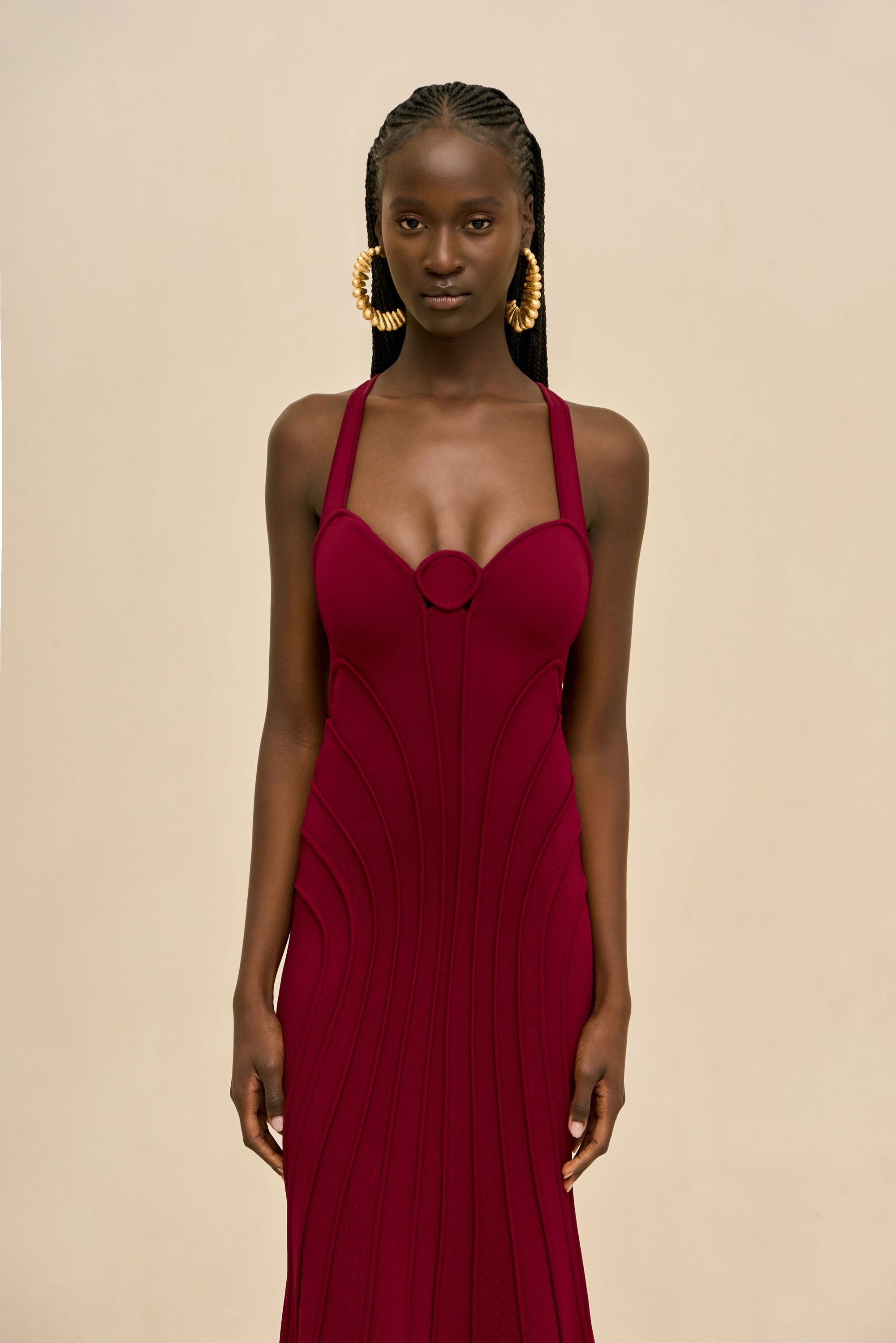 BATISTA KNIT DRESS - WINTER PLUM