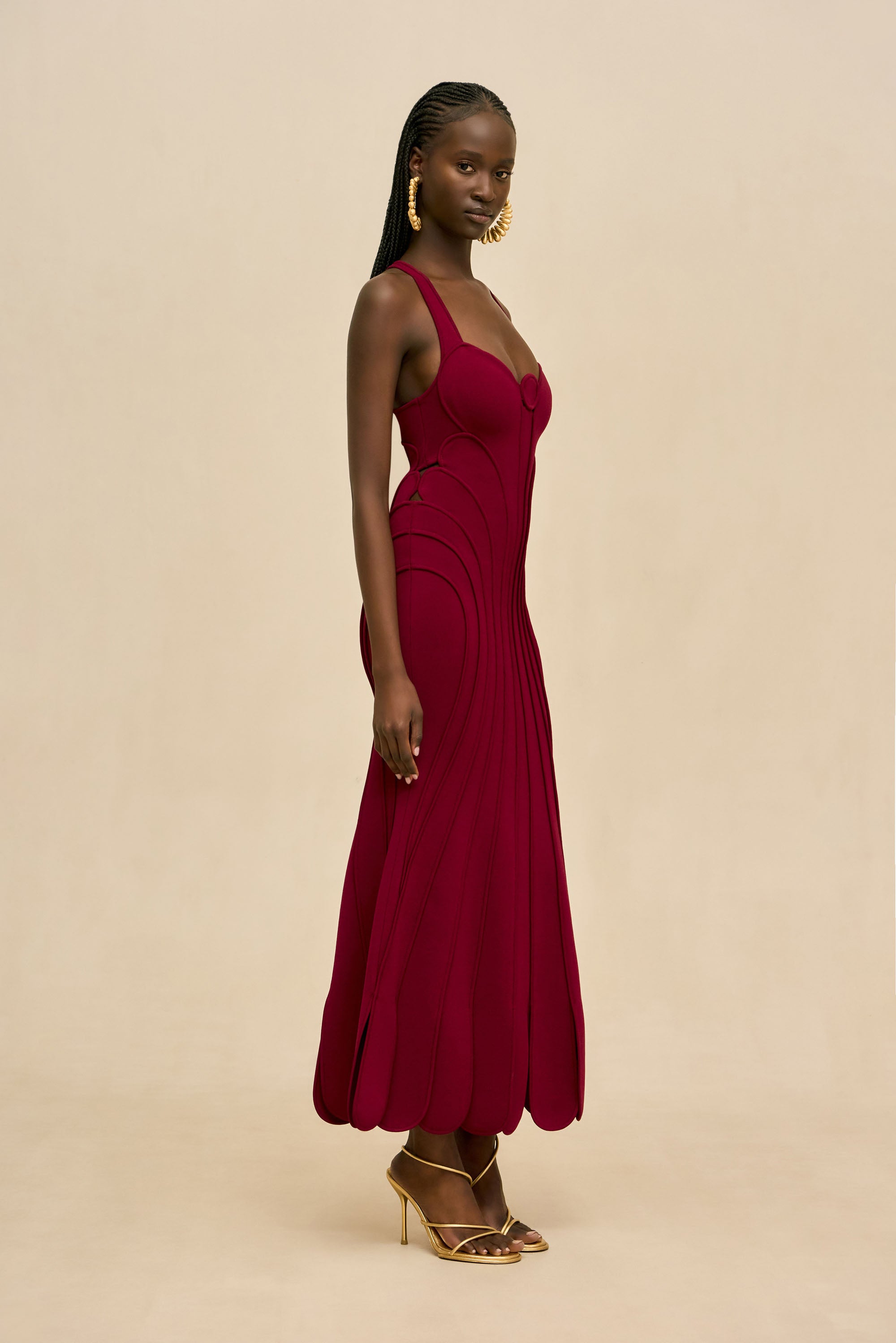 BATISTA KNIT DRESS - WINTER PLUM