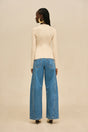 ANBER DENIM PANT - STONE WASH