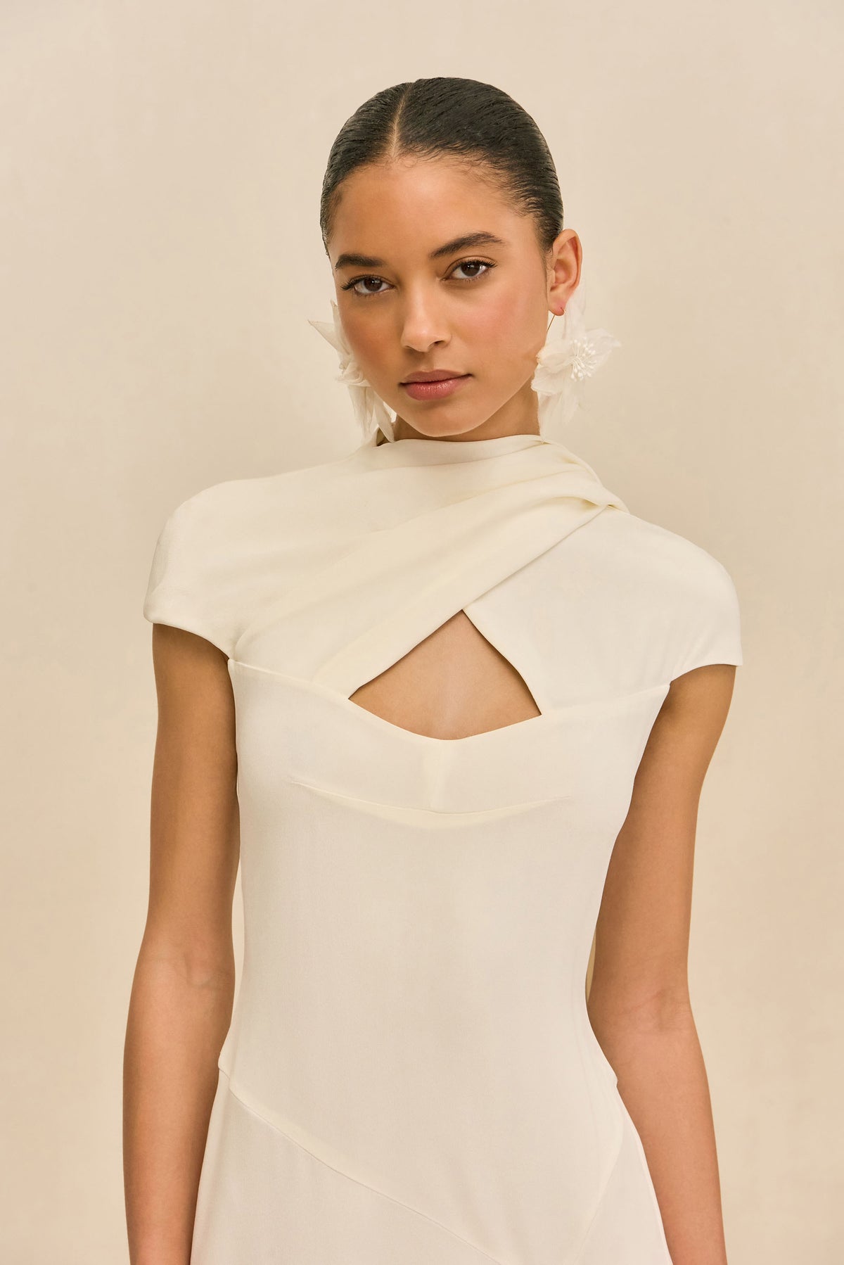 CECILY DRESS - OFF WHITE