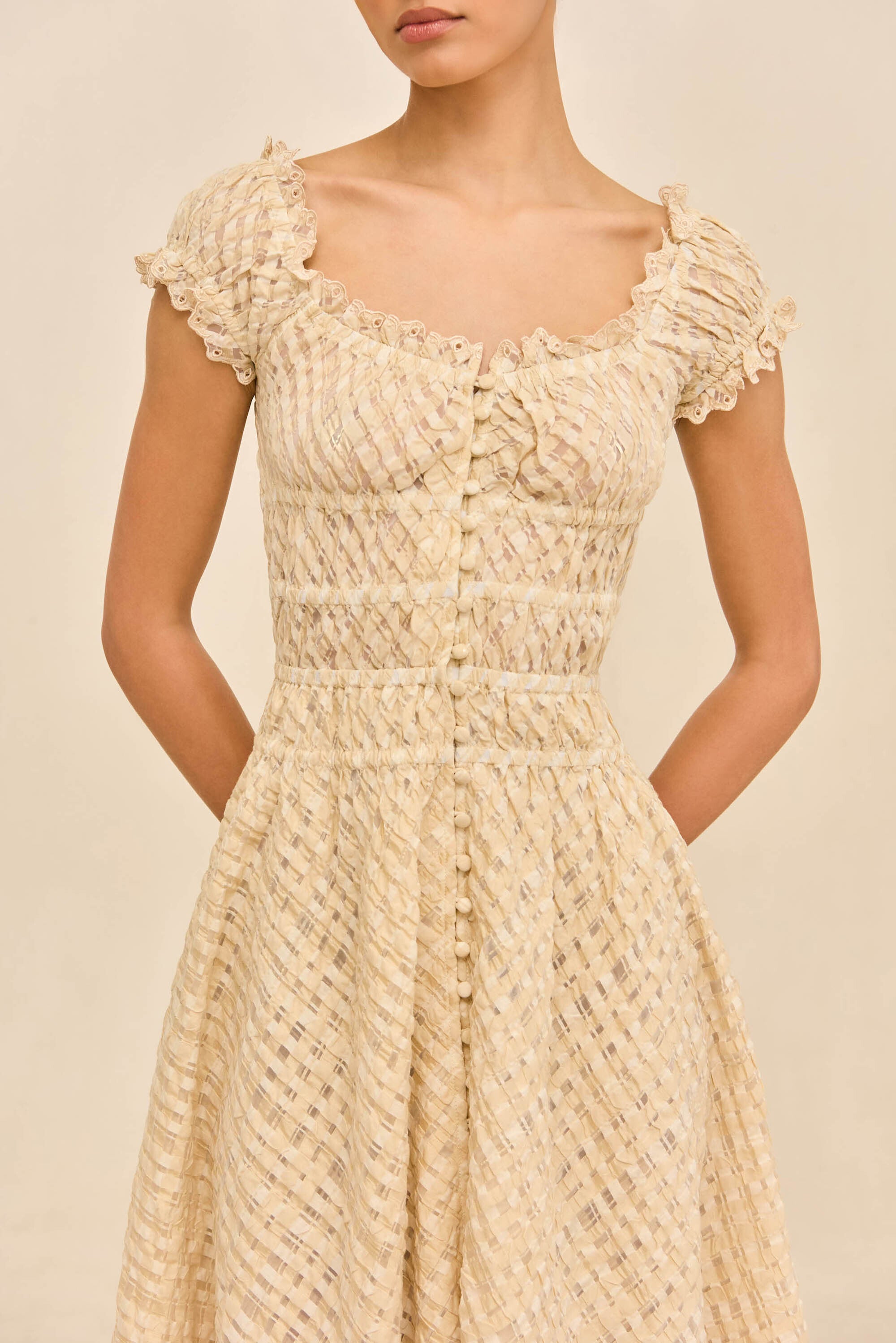 LEYO DRESS - SESAME MULTI