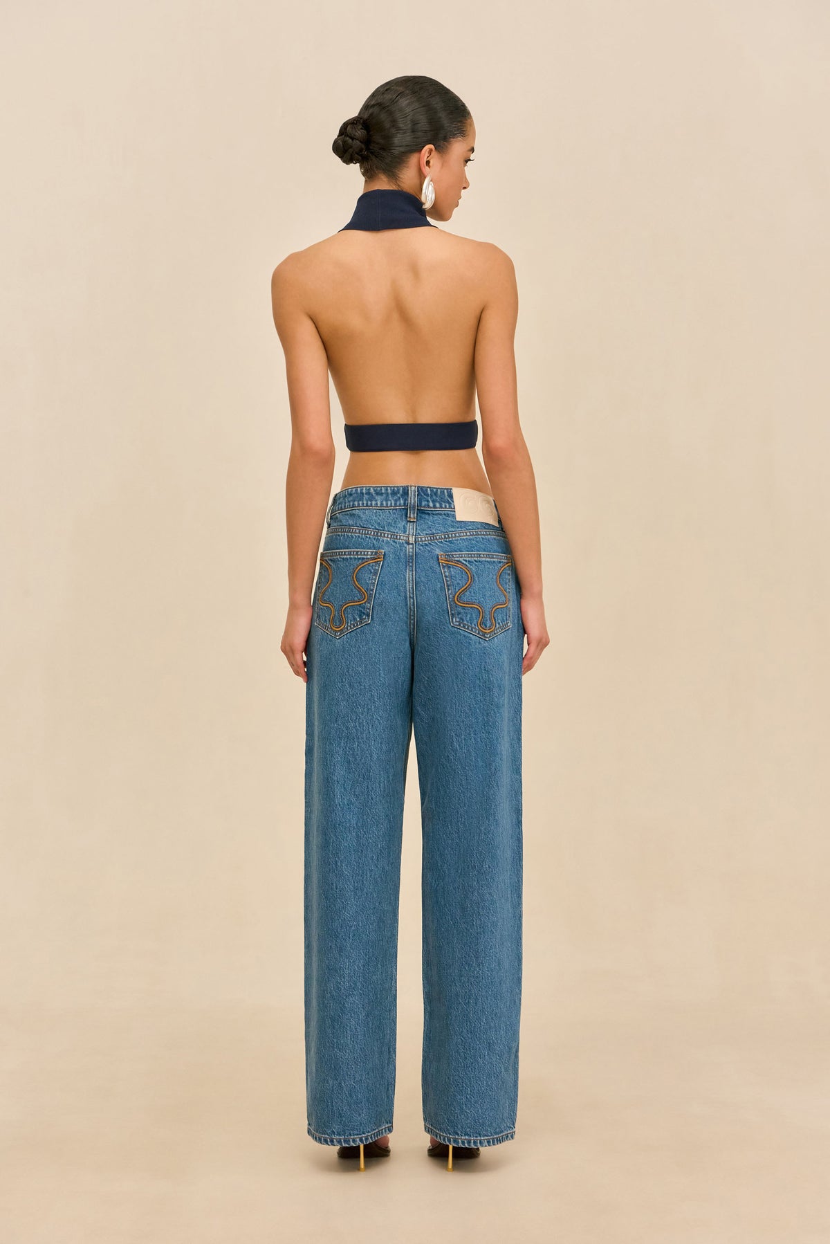 WAKE KNIT TOP - DEEP LAKE
