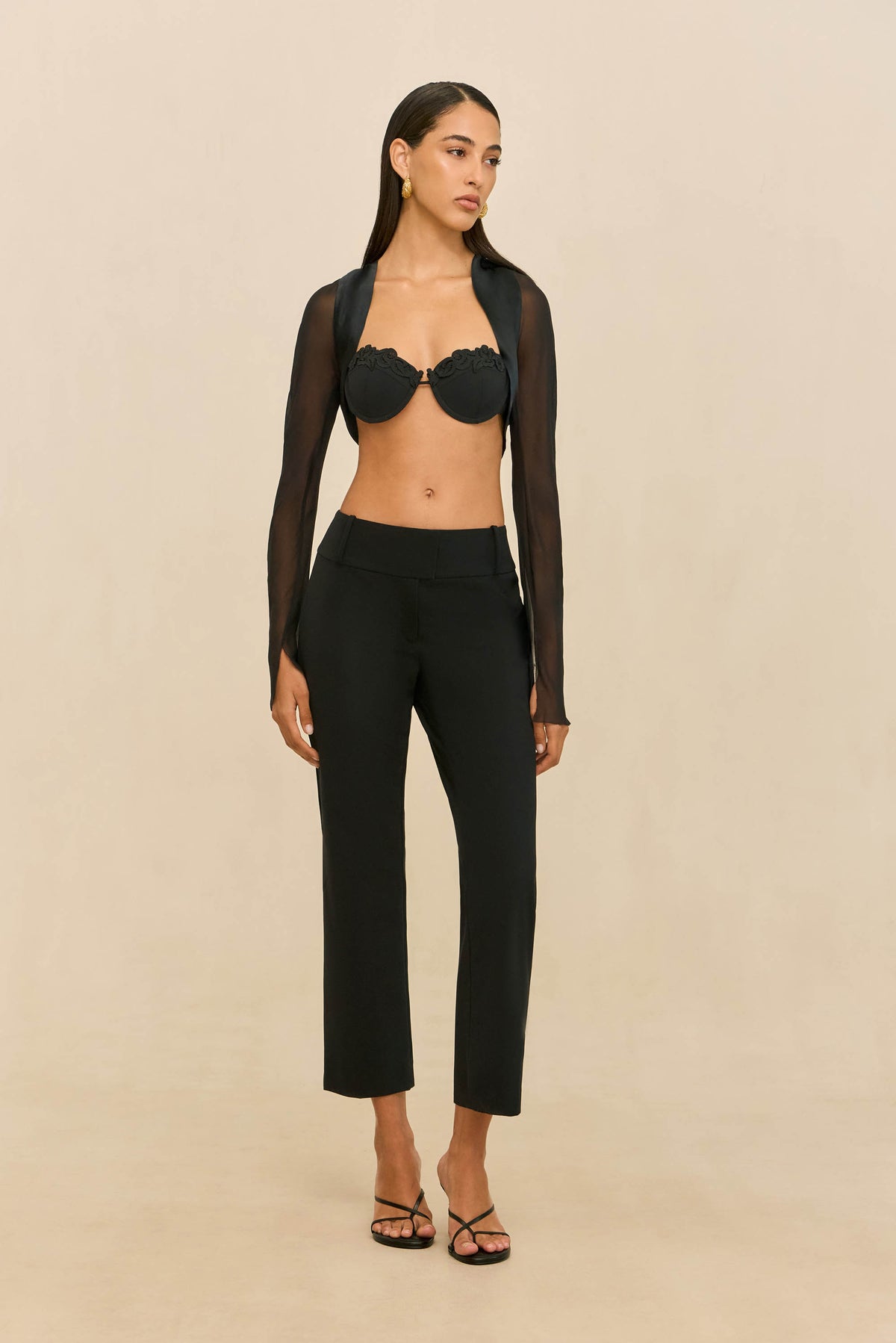 ELIEL BOLERO JACKET - BLACK