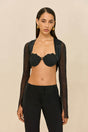 ELIEL BOLERO JACKET - BLACK