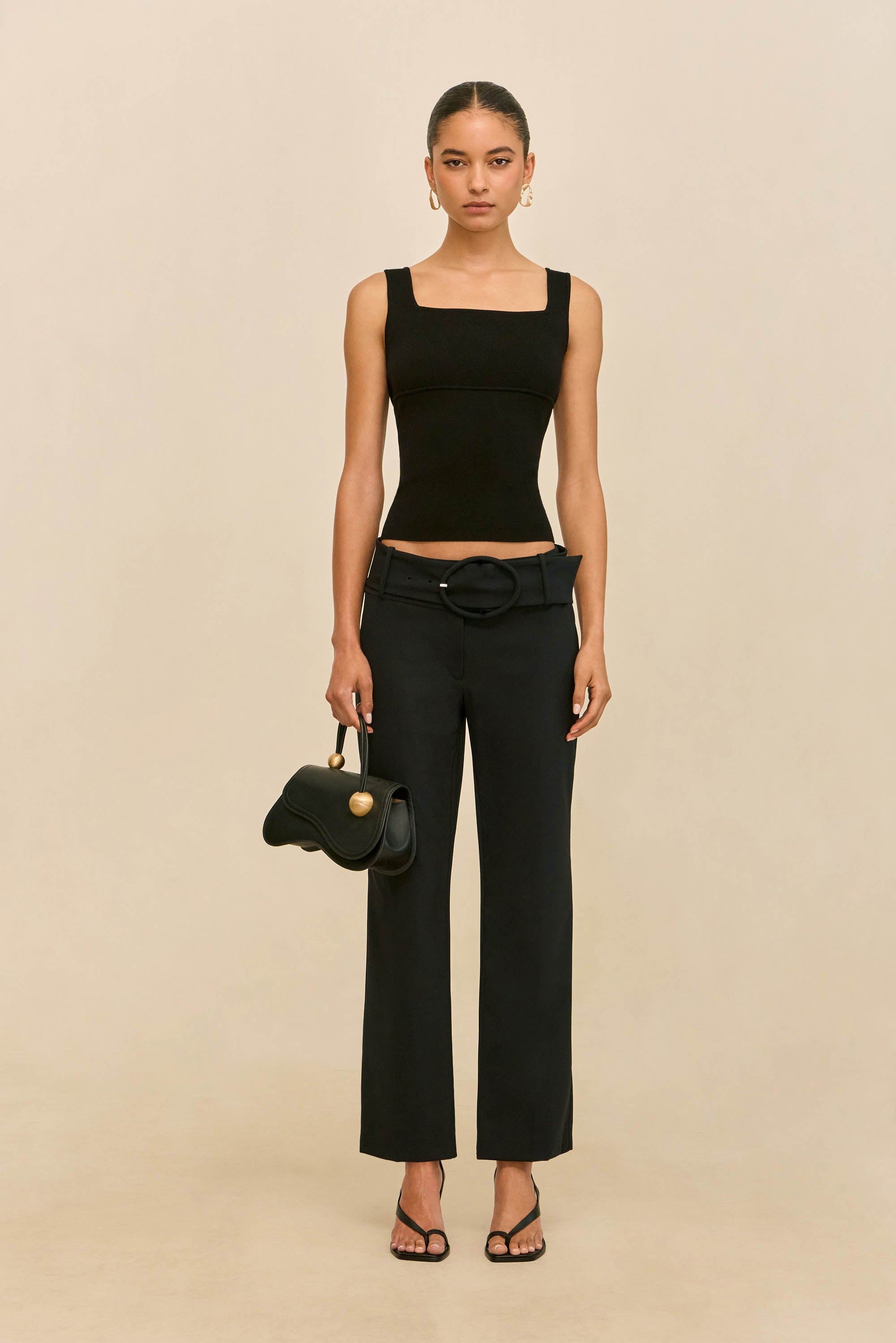 ZAKI PANT - BLACK