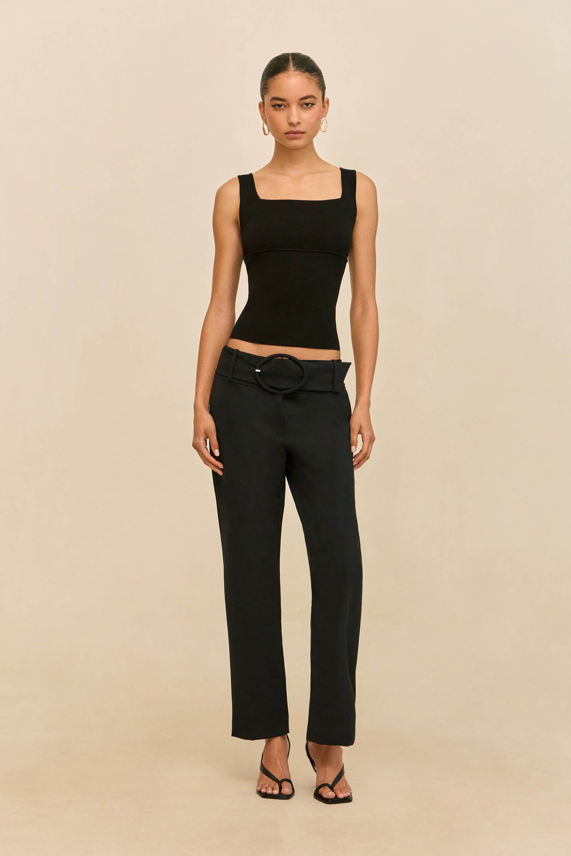 ZAKI PANT - BLACK
