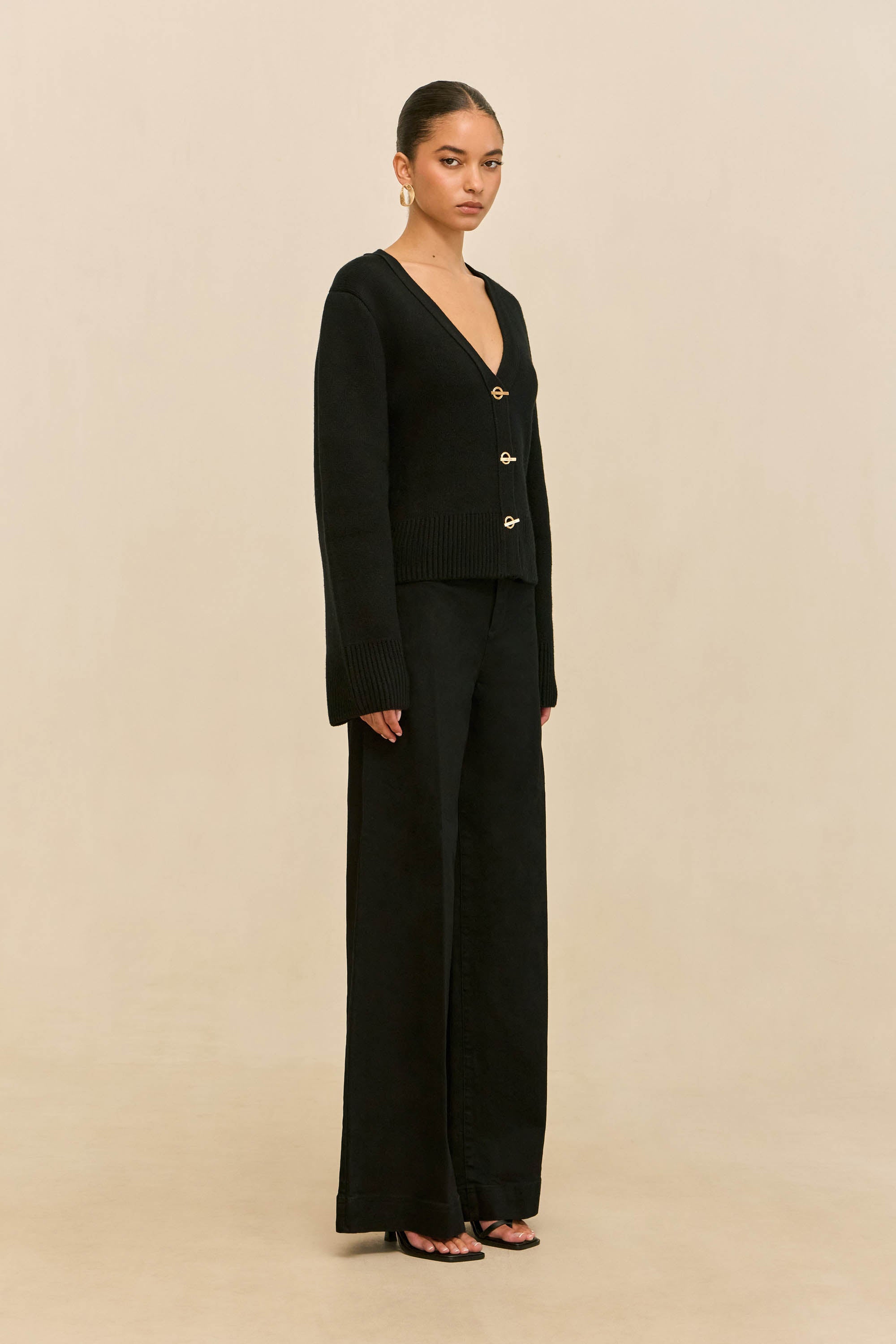 JOS CARDIGAN - BLACK