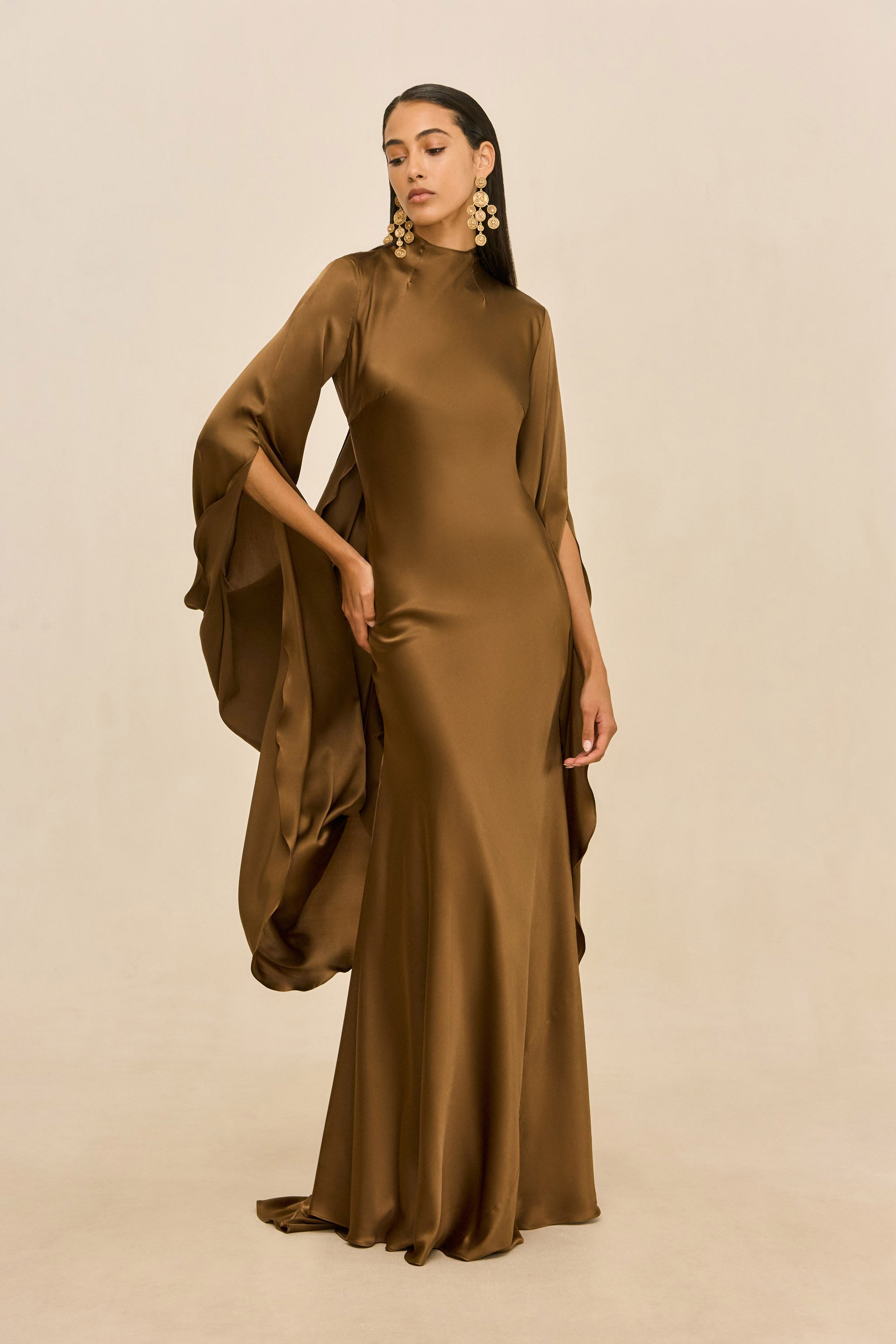 INGALA GOWN - SEPIA