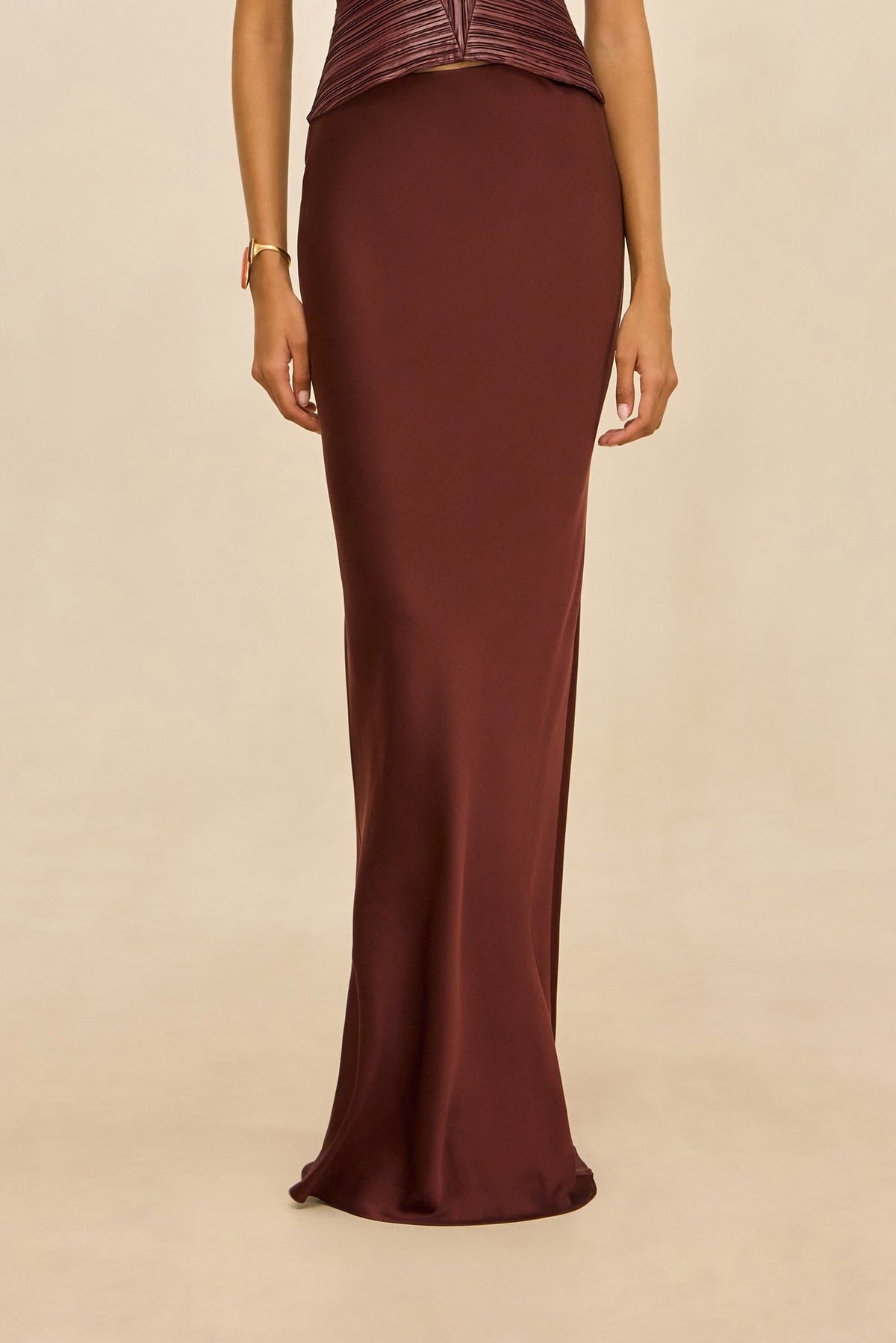 CHANTELLE SKIRT - BORDEAUX