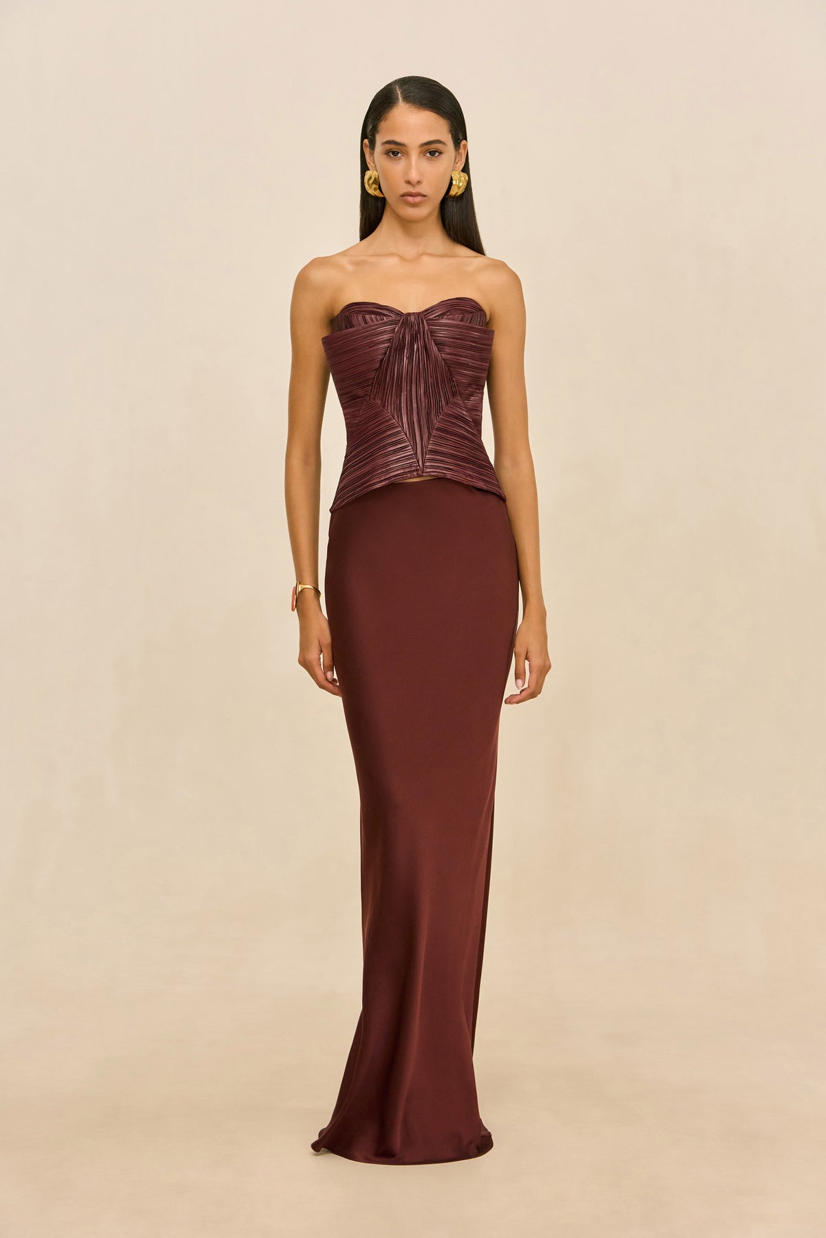 WHELK TOP - BORDEAUX
