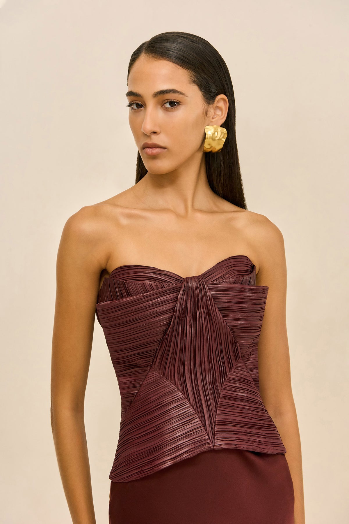 WHELK TOP - BORDEAUX