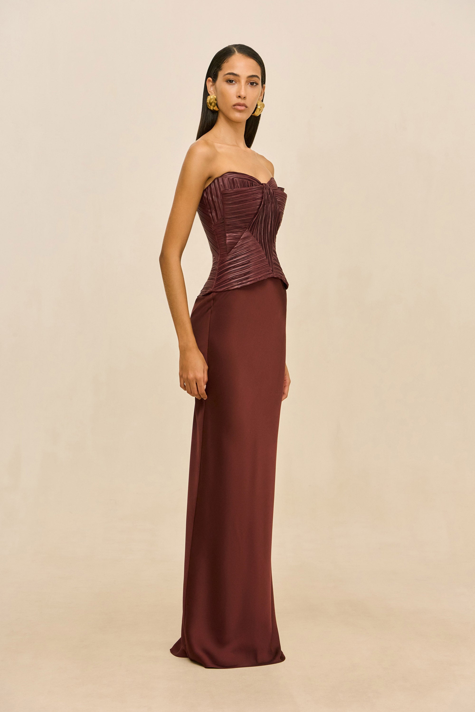 WHELK TOP - BORDEAUX