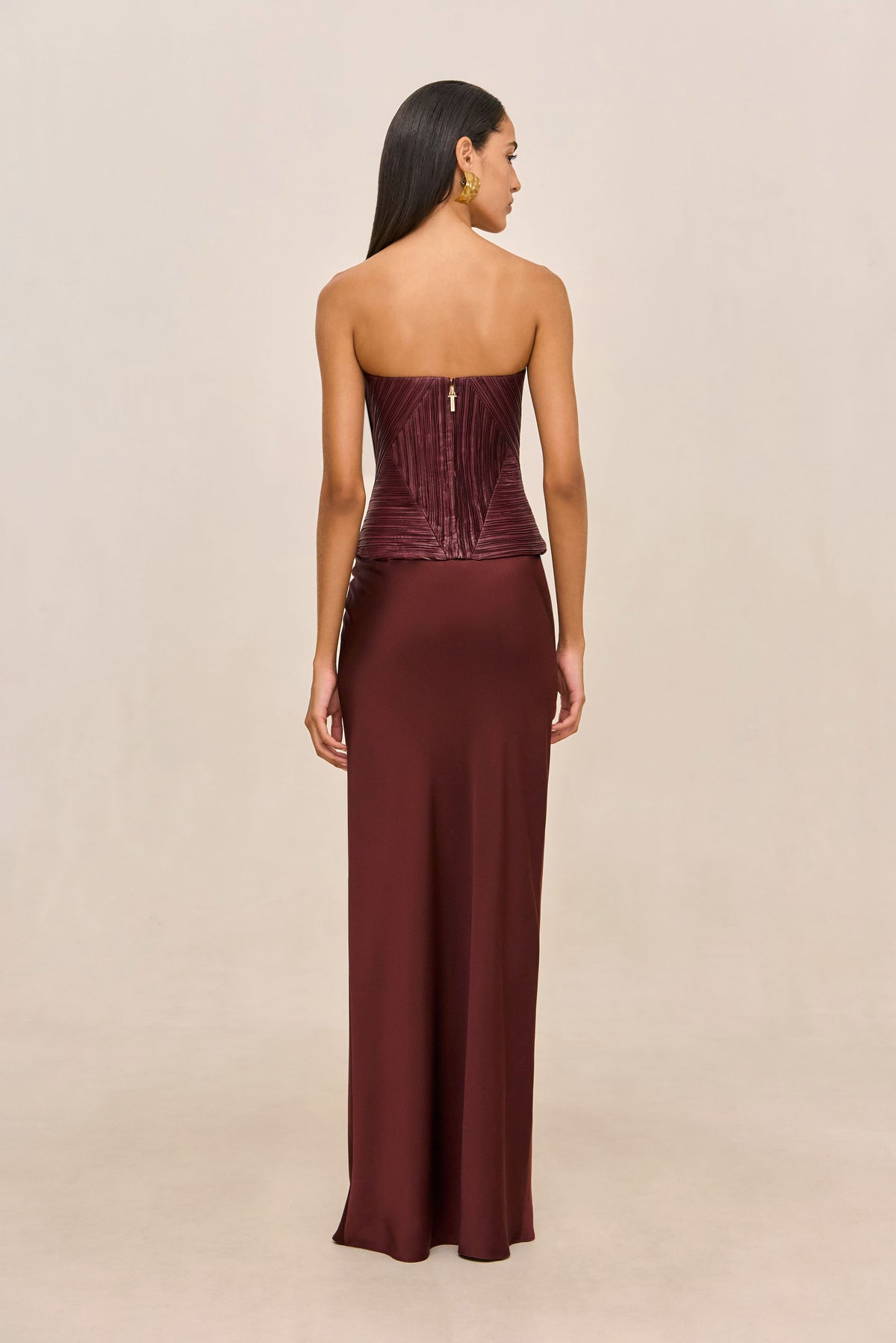 CHANTELLE SKIRT - BORDEAUX