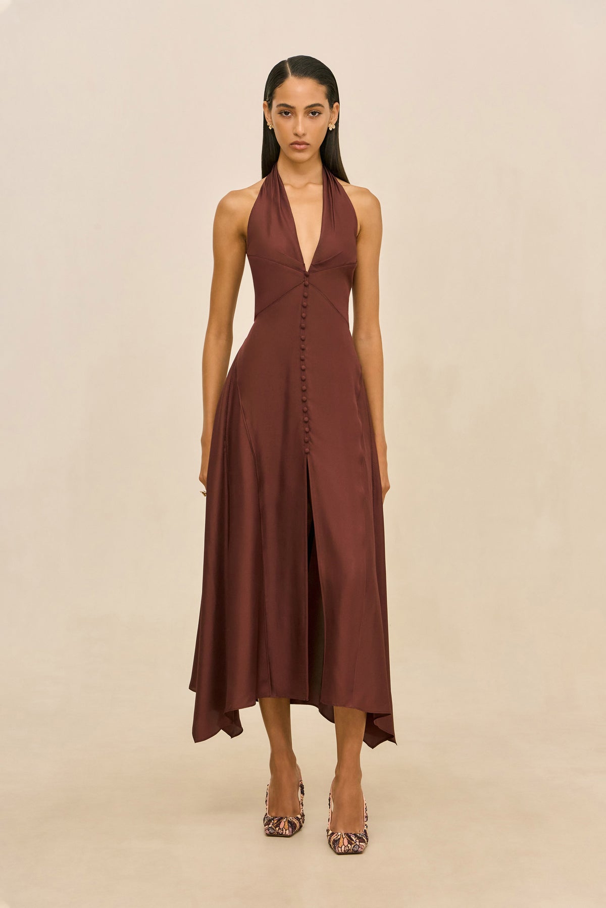 ISLEY DRESS - BORDEAUX
