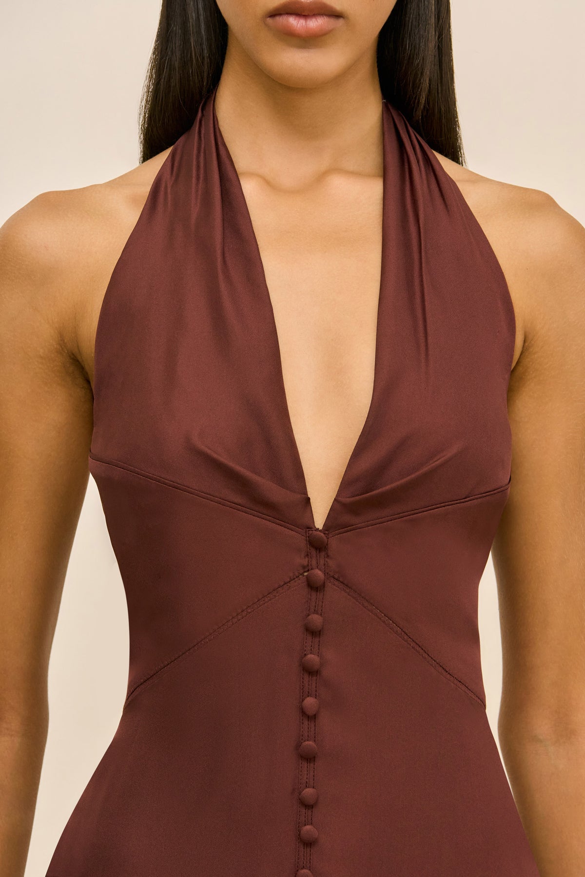 ISLEY DRESS - BORDEAUX