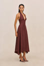 ISLEY DRESS - BORDEAUX