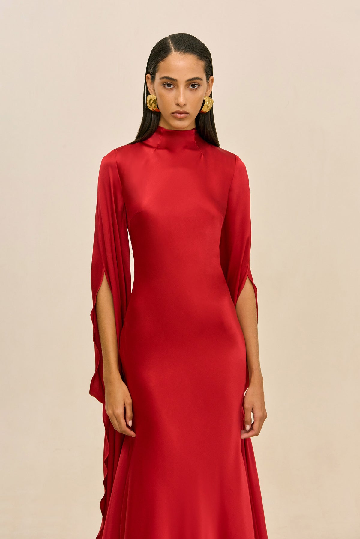 INGALA GOWN - MERLOT