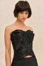 WHELK TOP - BLACK