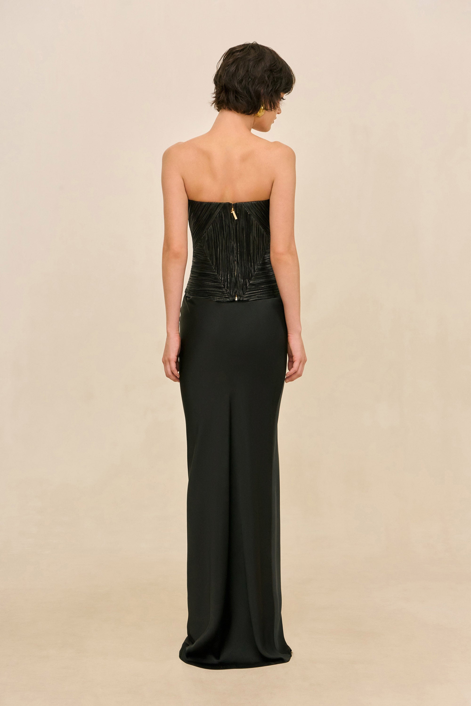 WHELK TOP - BLACK