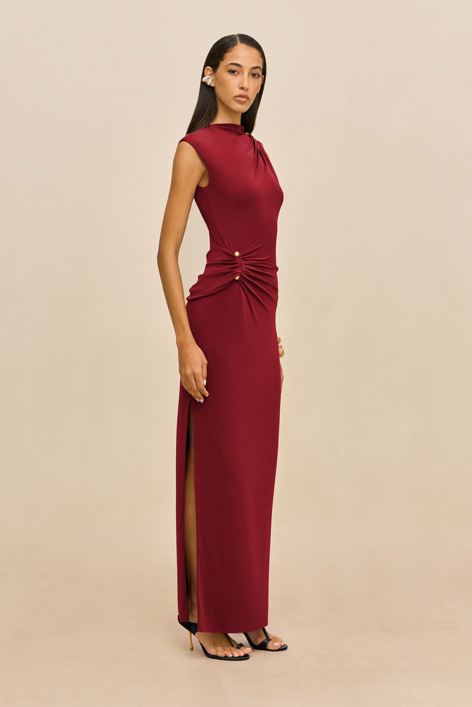 IZOLA GOWN - WINTER PLUM